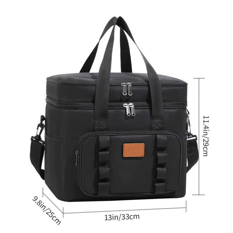Thickened High-Capacity Outdoor Camping & Picnic Insulated Cooler Bag