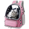 Travel with your pet in comfort and style using the Breathable Cat Bubble Backpack Carrier