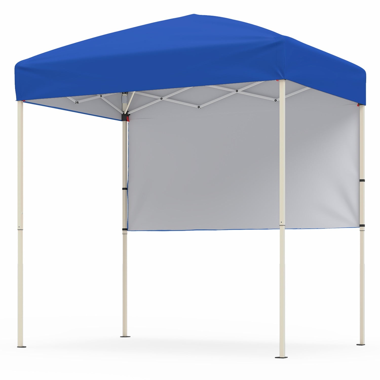 6 x 4 FT Pop-Up Canopy Tent with 1 Half Sidewall Easy Setup Folding Outdoor Sun Shelter
