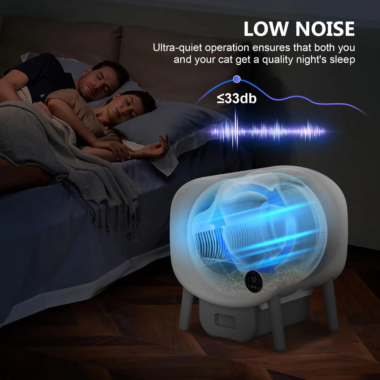 Fumoi Smart Self Cleaning Cat Litter Box