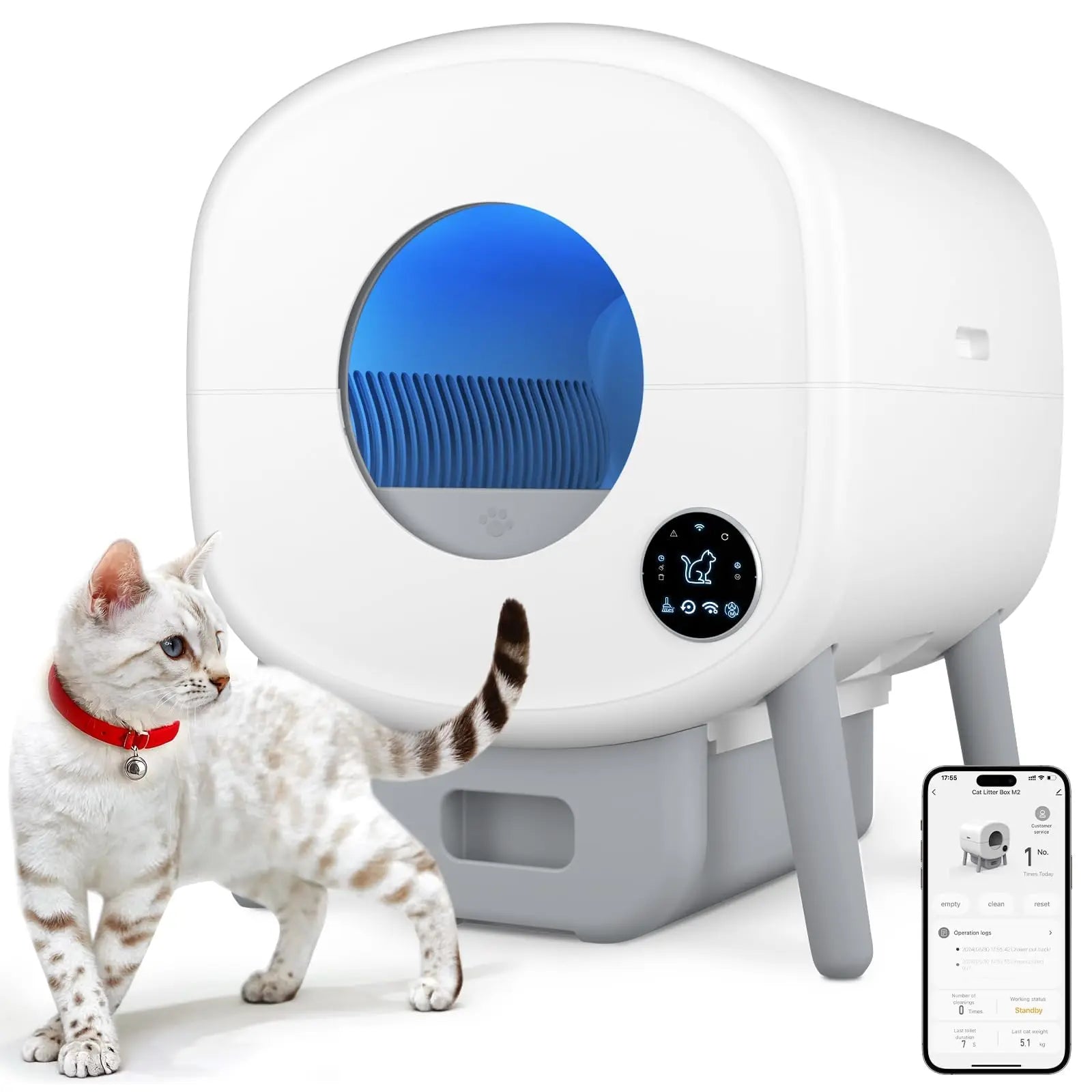 Fumoi Smart Self Cleaning Cat Litter Box