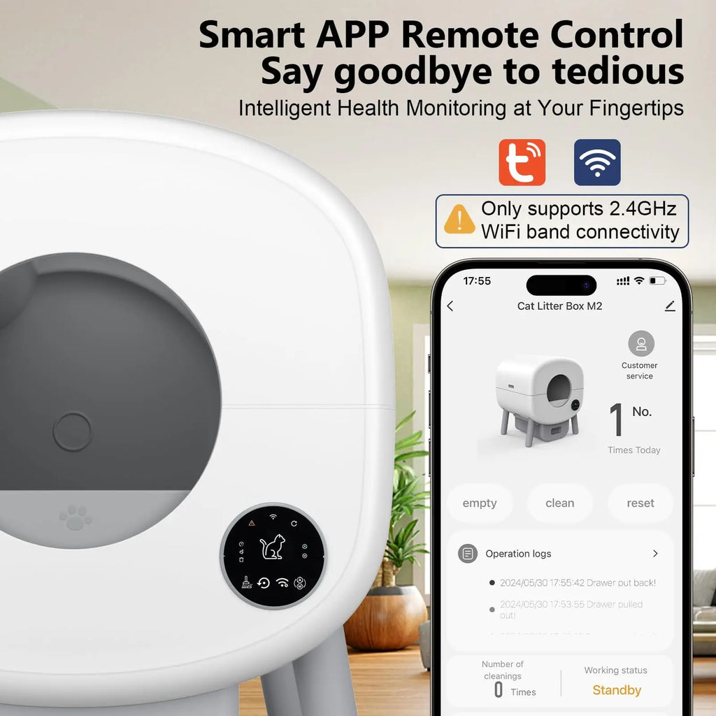 Fumoi Smart Self Cleaning Cat Litter Box