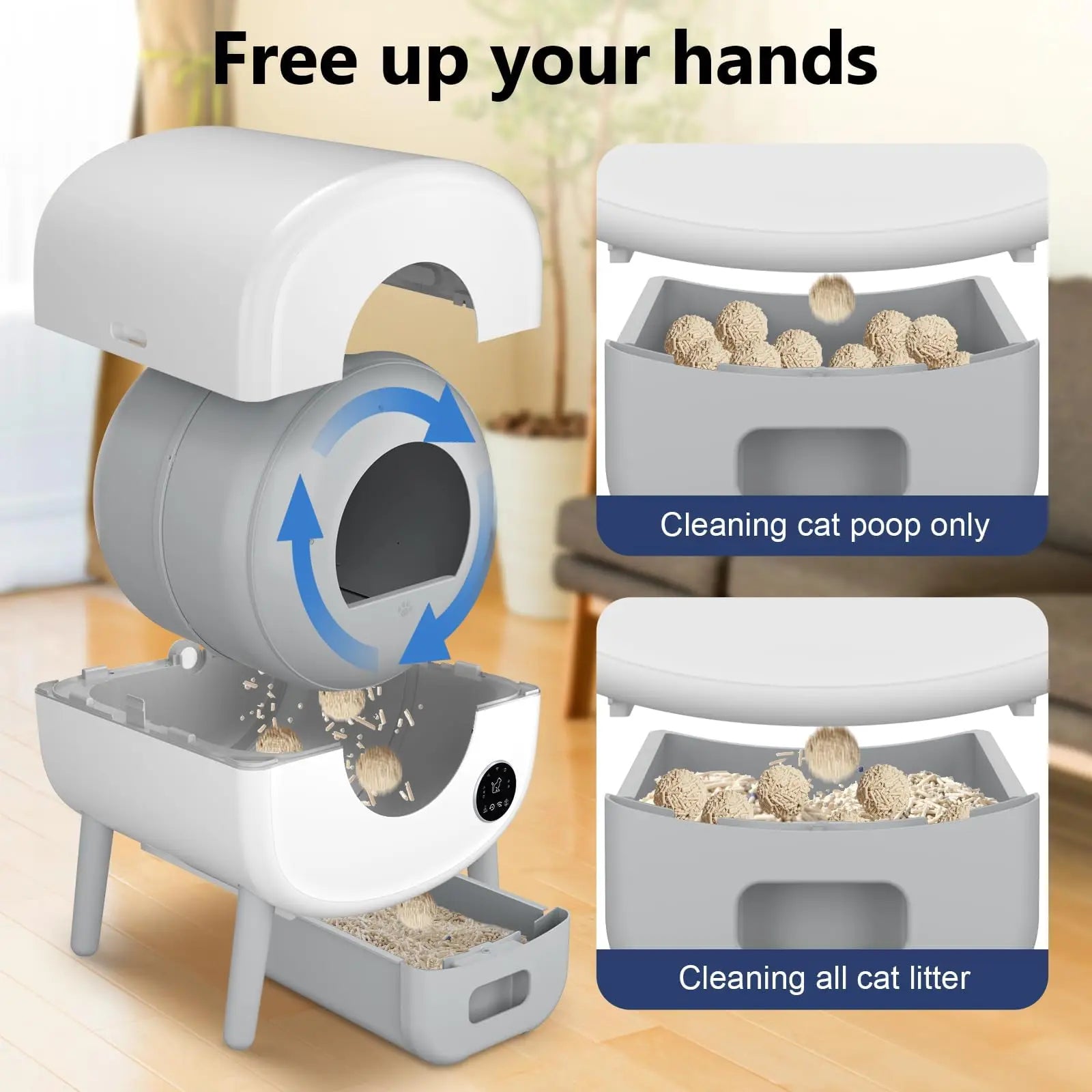 Fumoi Smart Self Cleaning Cat Litter Box