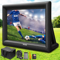 Inflatable Movie Screen 20FT Inflatable Projector Screen for outside with 350W Air Blower Inflatable Screen Oxford Fabric Material Blow Up Screen for Outdoor Movie Supports Front/Rear Projection