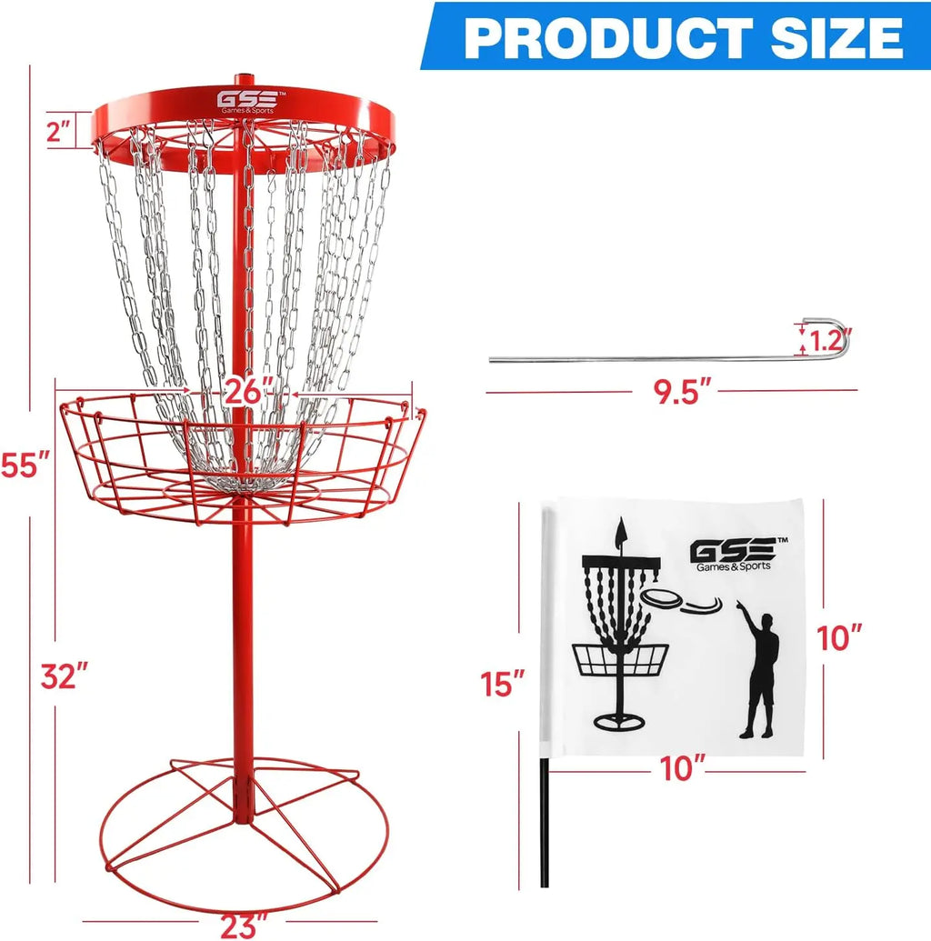 Portable Disc Golf Target Basket