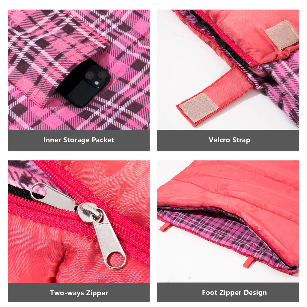 Camping Sleeping Bag 3 Season Ultralight
