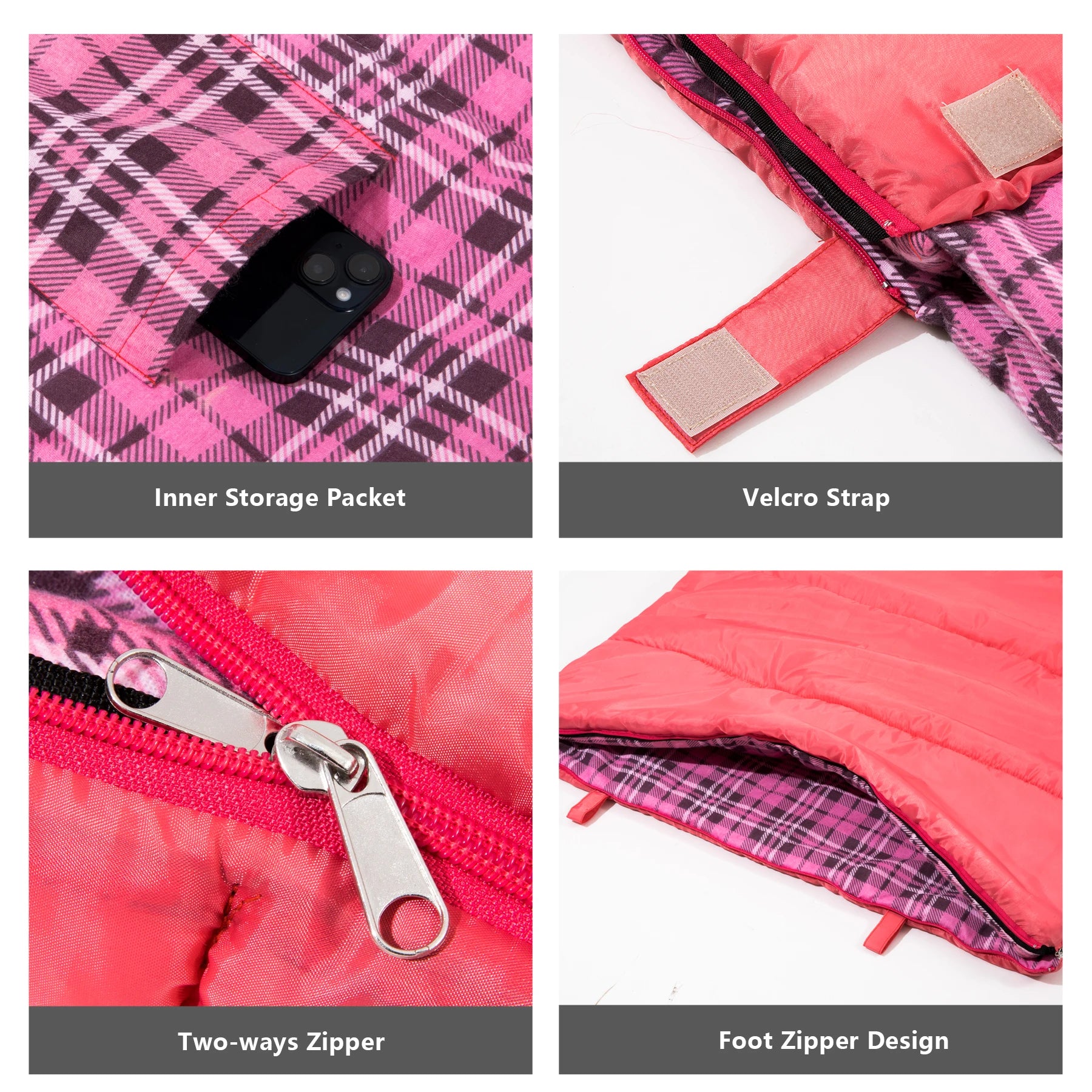 Camping Sleeping Bag 3 Season Ultralight