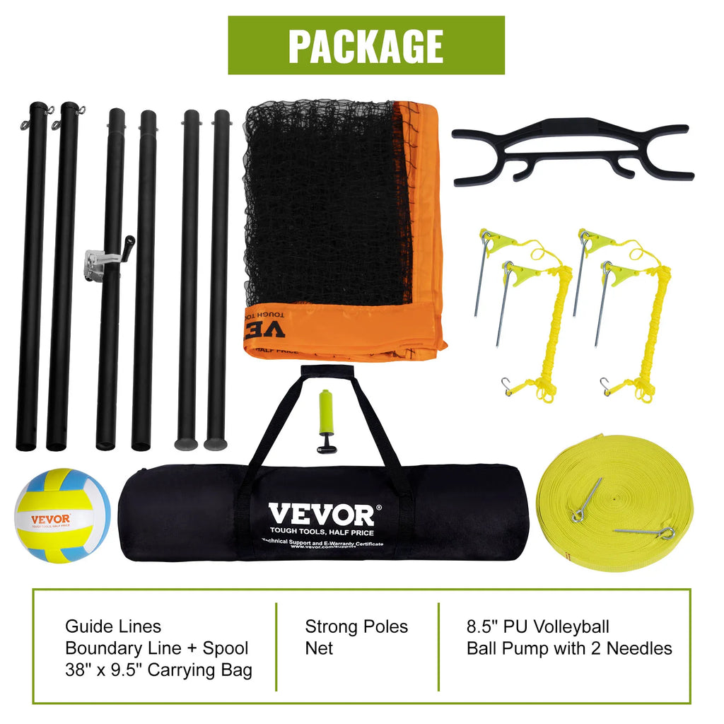Outdoor Volleyball Net System