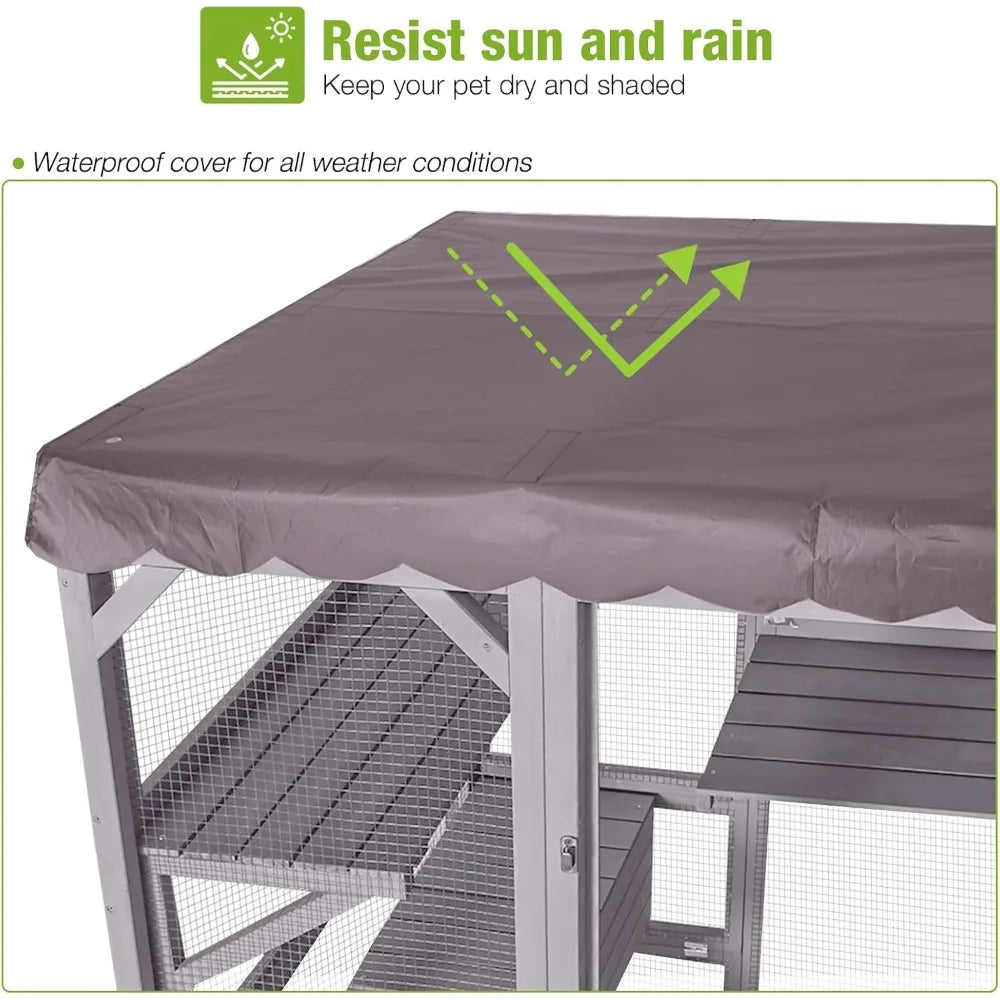 Catio Outdoor Cat Enclosure Large Walk in Window