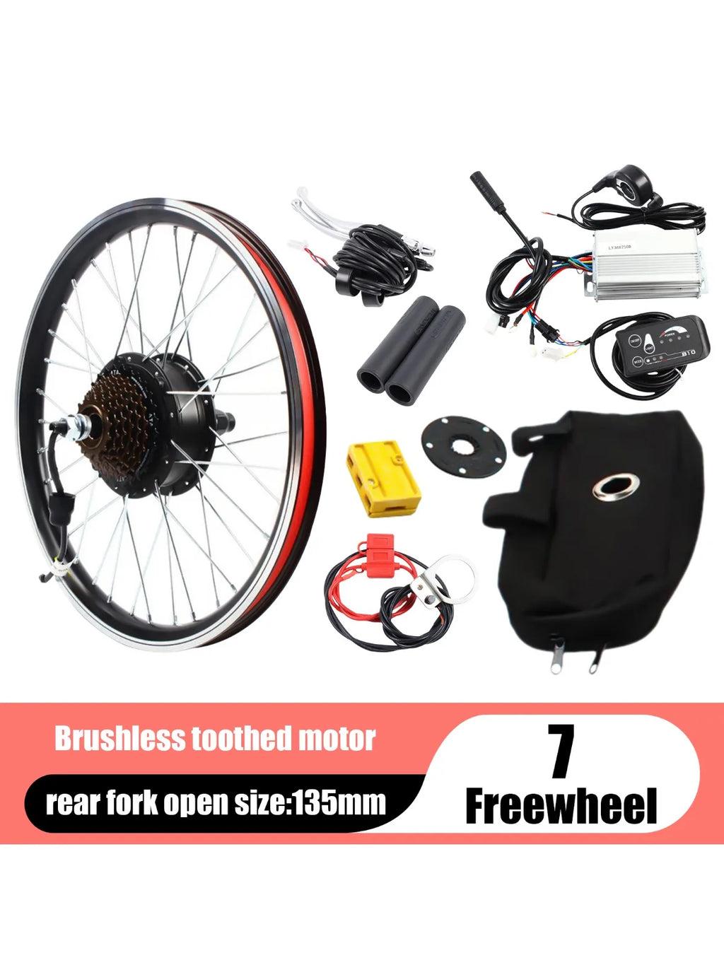 20'' E-Bike Conversion Kit Rear Wheel