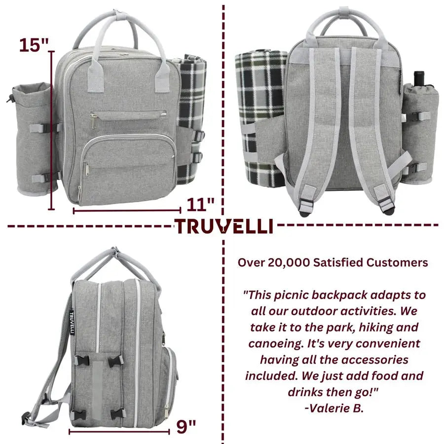 Insulated Picnic Basket Backpack