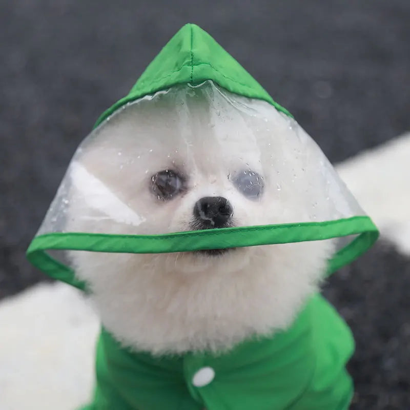 Waterproof Dog Raincoat,Full Coverage 4 Legs Dog