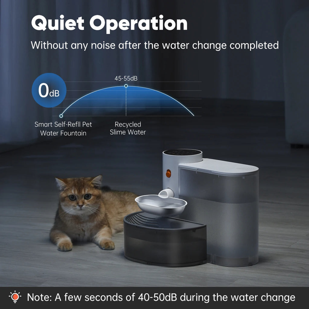 Pet Intelligent Pouring Water Dispenser Automatically Purifies Drinking Bowl
