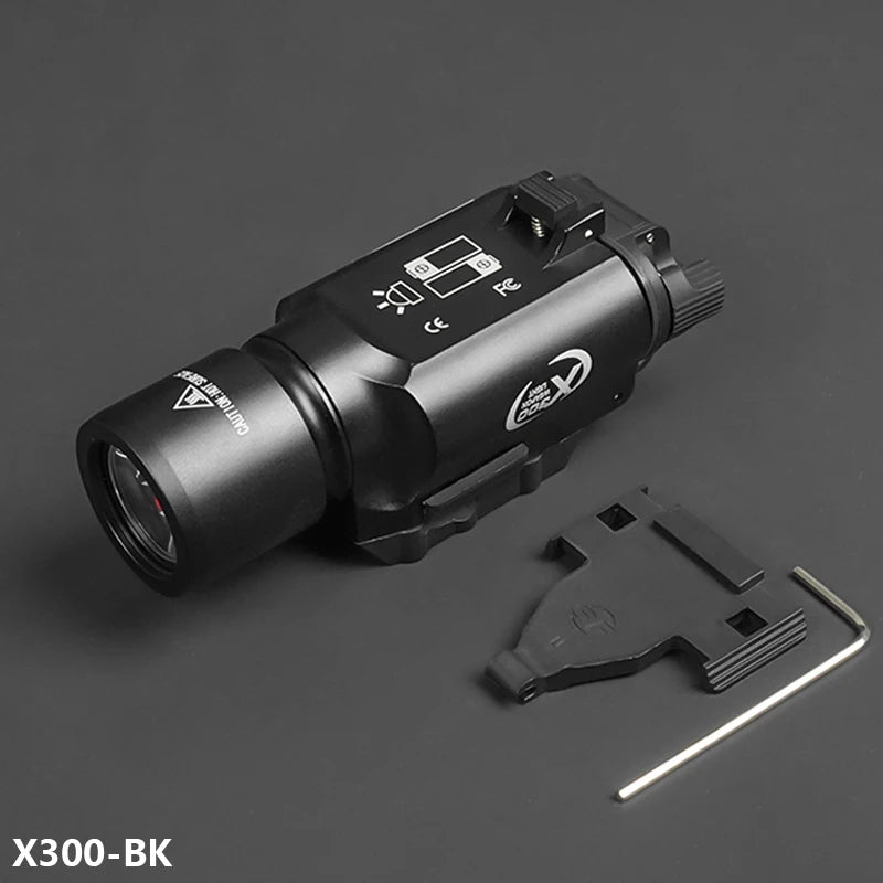 Fit 20mm Rail Airsoft Hanging Hunting Flashlight