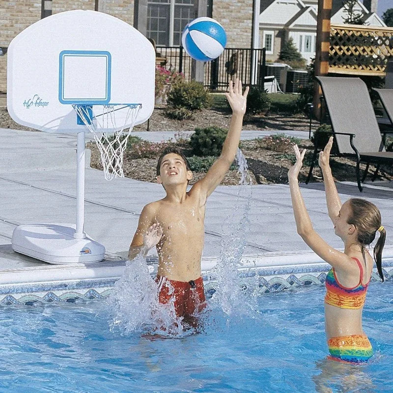 Poolside Basketball and Volleyball Game Set
