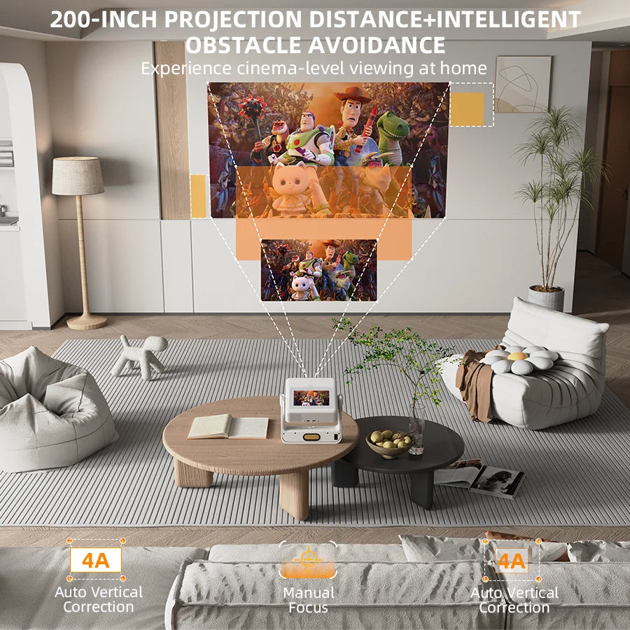 Smart Touch Screen Portable Projector