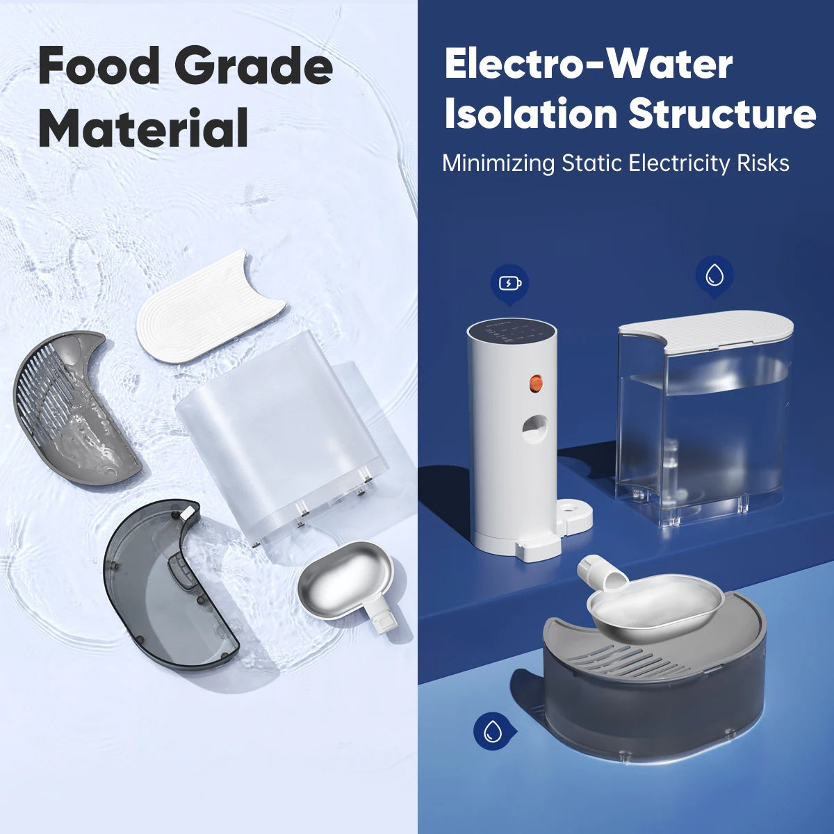 Pet Intelligent Pouring Water Dispenser Automatically Purifies Drinking Bowl