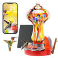 Glass Smart Hummingbird Feeder with Camera Solar Powered