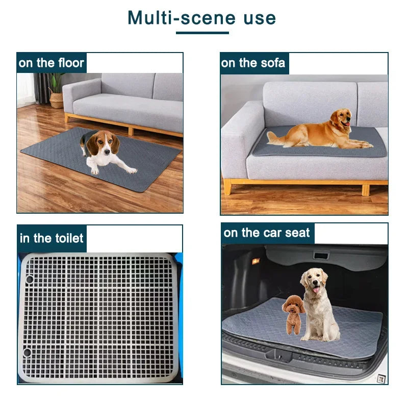 Dog Pee Pad Blanket Reusable Highly Absorbent Diaper Training Pad