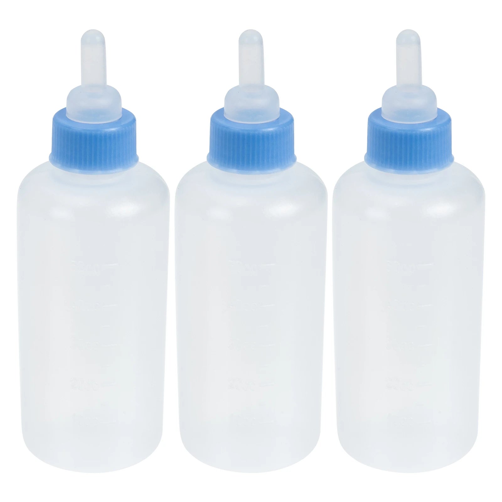 3pcs 50ml Pet Feeding Bottle Milk Nursing Bottle Pet Puppy Kitten Feeding Household Newborn Dog Cat Milk Feeder Drinking Bottle