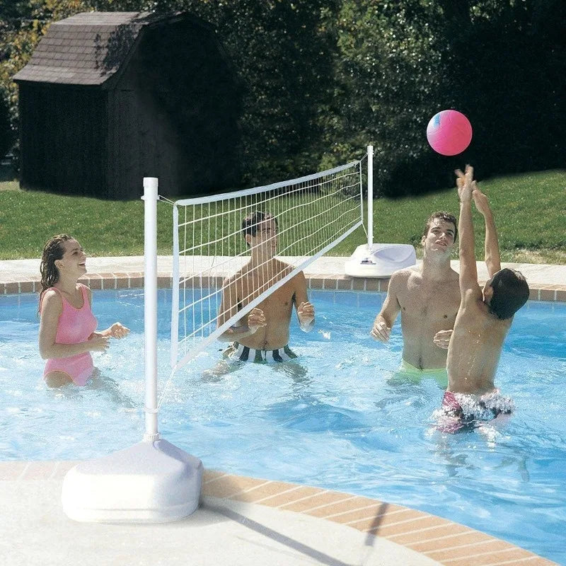 Poolside Basketball and Volleyball Game Set