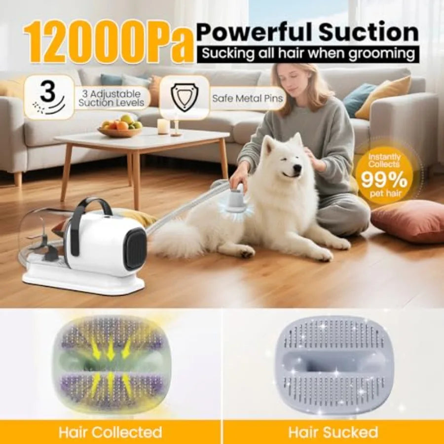 Dog Grooming Vacuum All-in-One Pet Grooming Kit