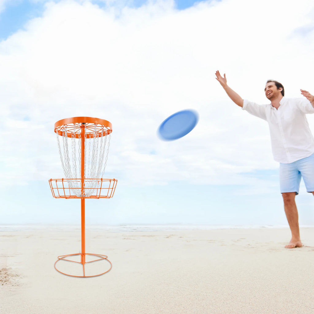 Portable Disc Golf Basket 24 Chains
