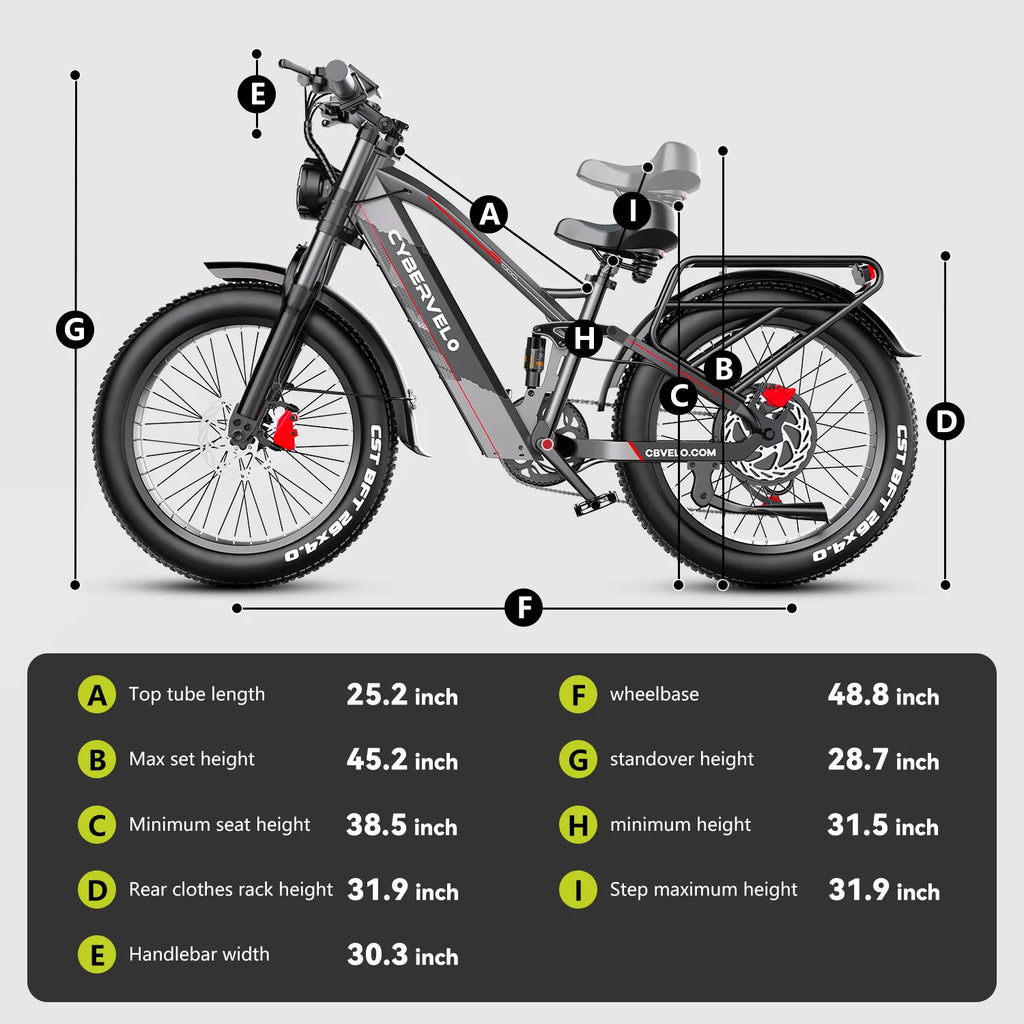 26 Inch Wide Fat Tire Mountain Ebike