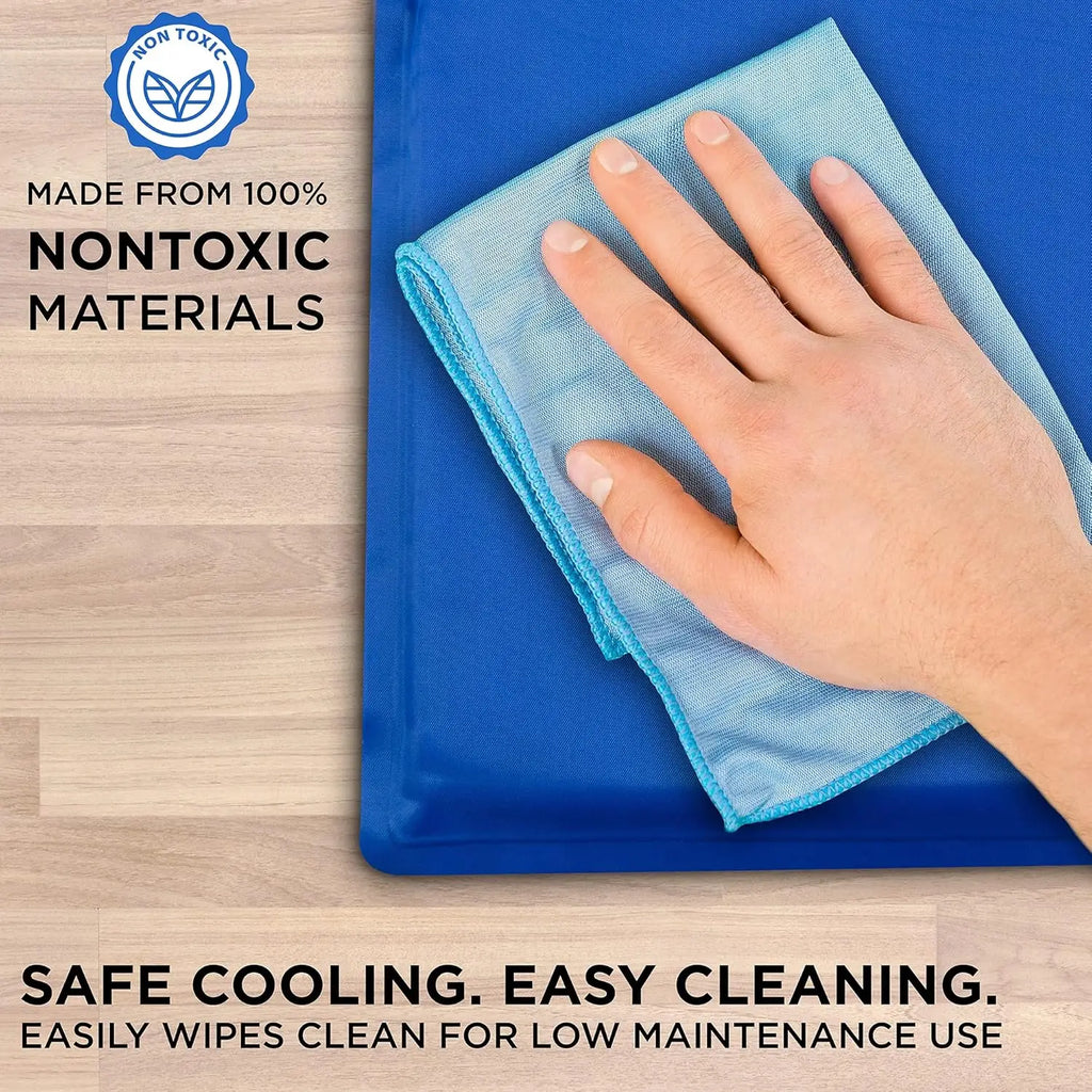 Self-Cooling Pet Mat, Non-Toxic Gel for Dogs in Kennels and Beds.
