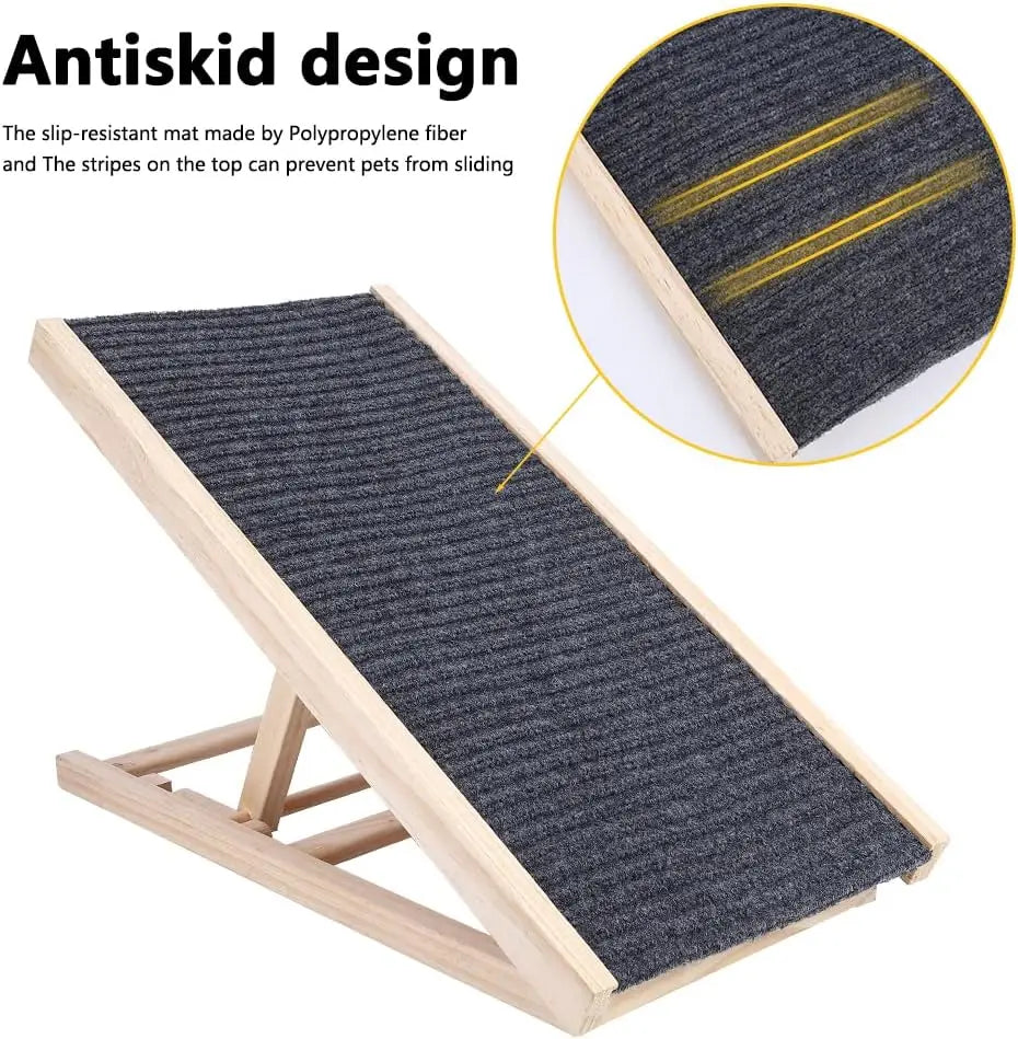 Wooden Pet Dog Safety Ramp Ladder