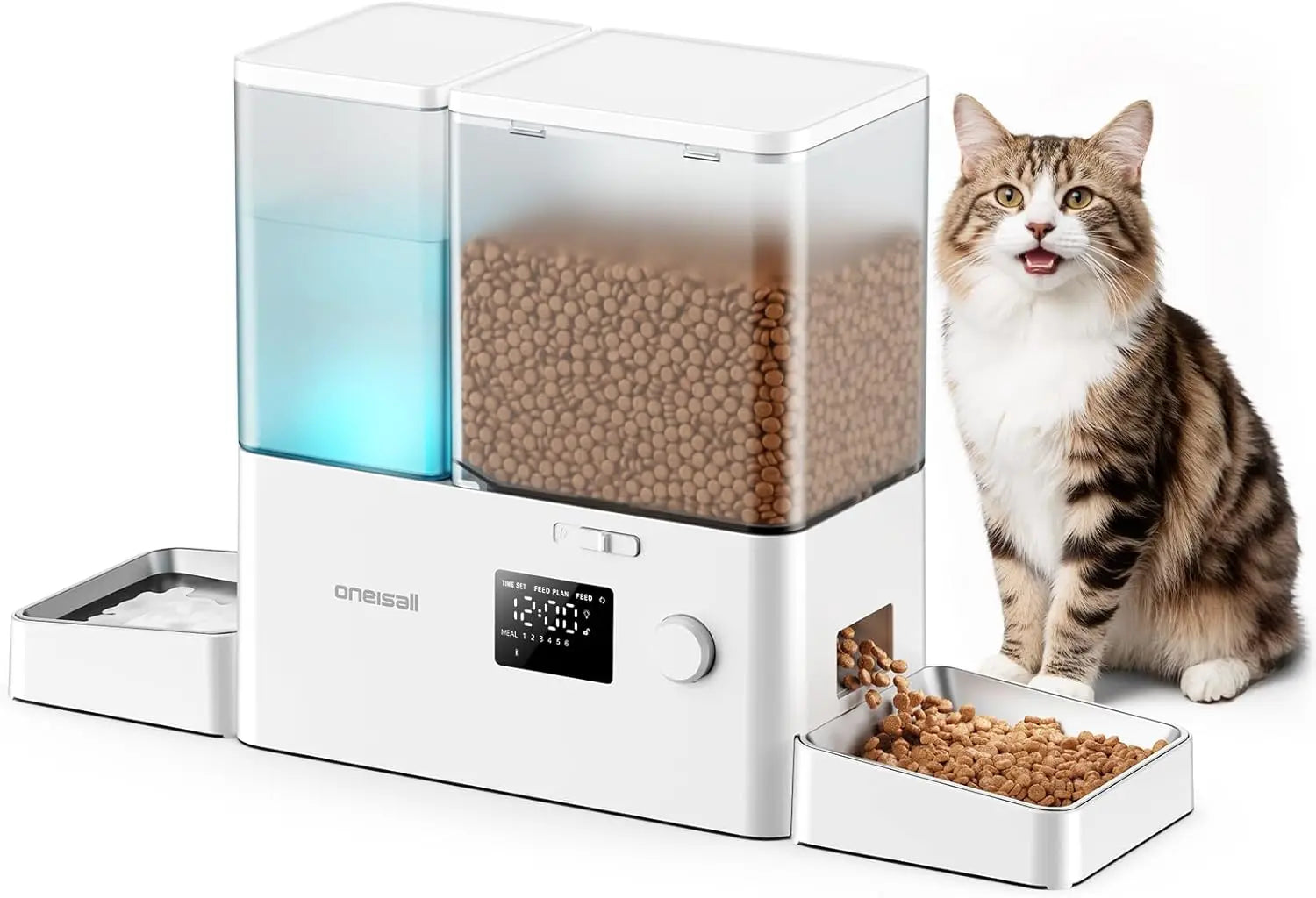 Automatic Cat Feeder and Water Dispenser,