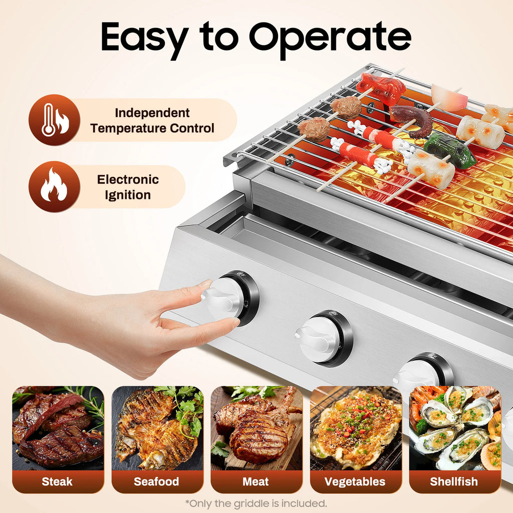 Stainless Steel Smokeless Barbecue Grill