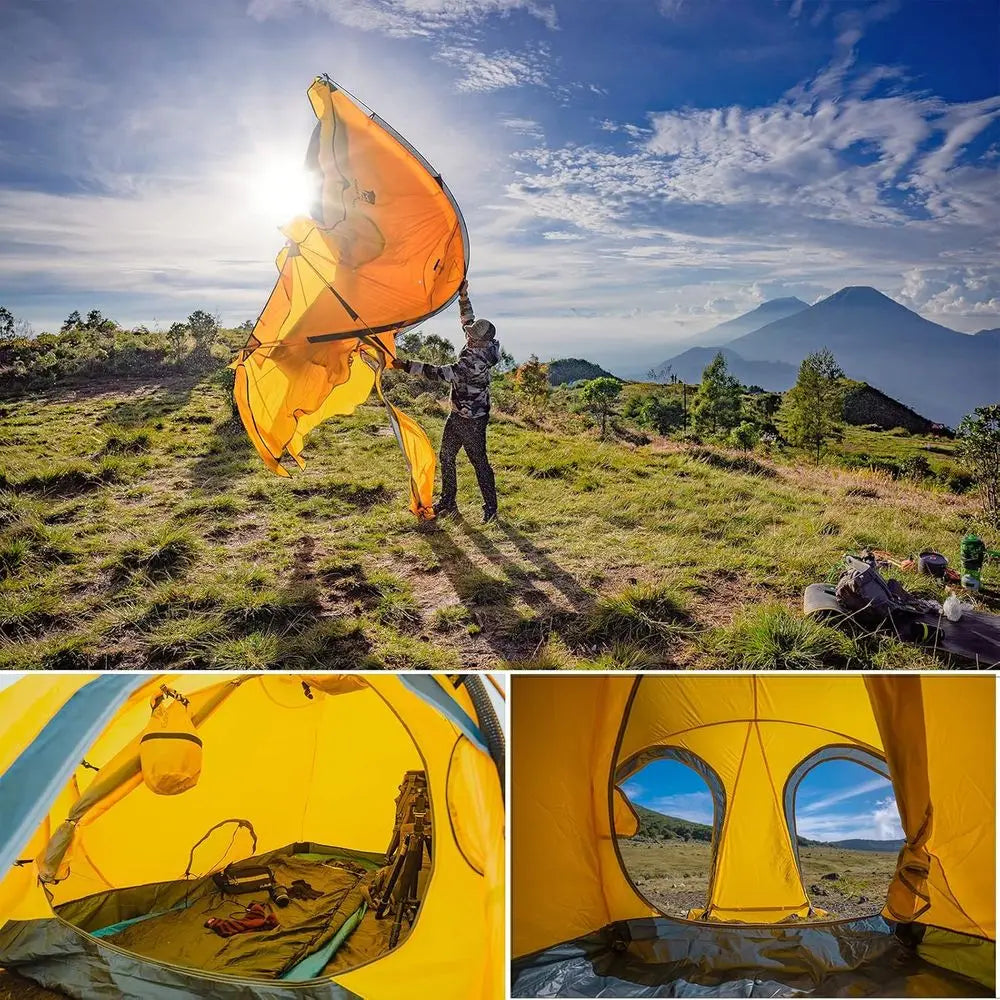 2-Person 4-Season Waterproof Backpacking Tent