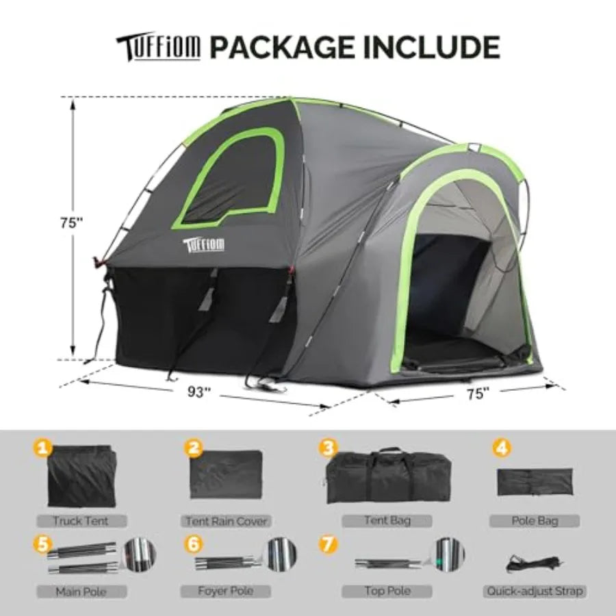 5.5-6ft Pickup Truck Tent for Camping
