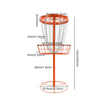 Portable Disc Golf Basket 24 Chains