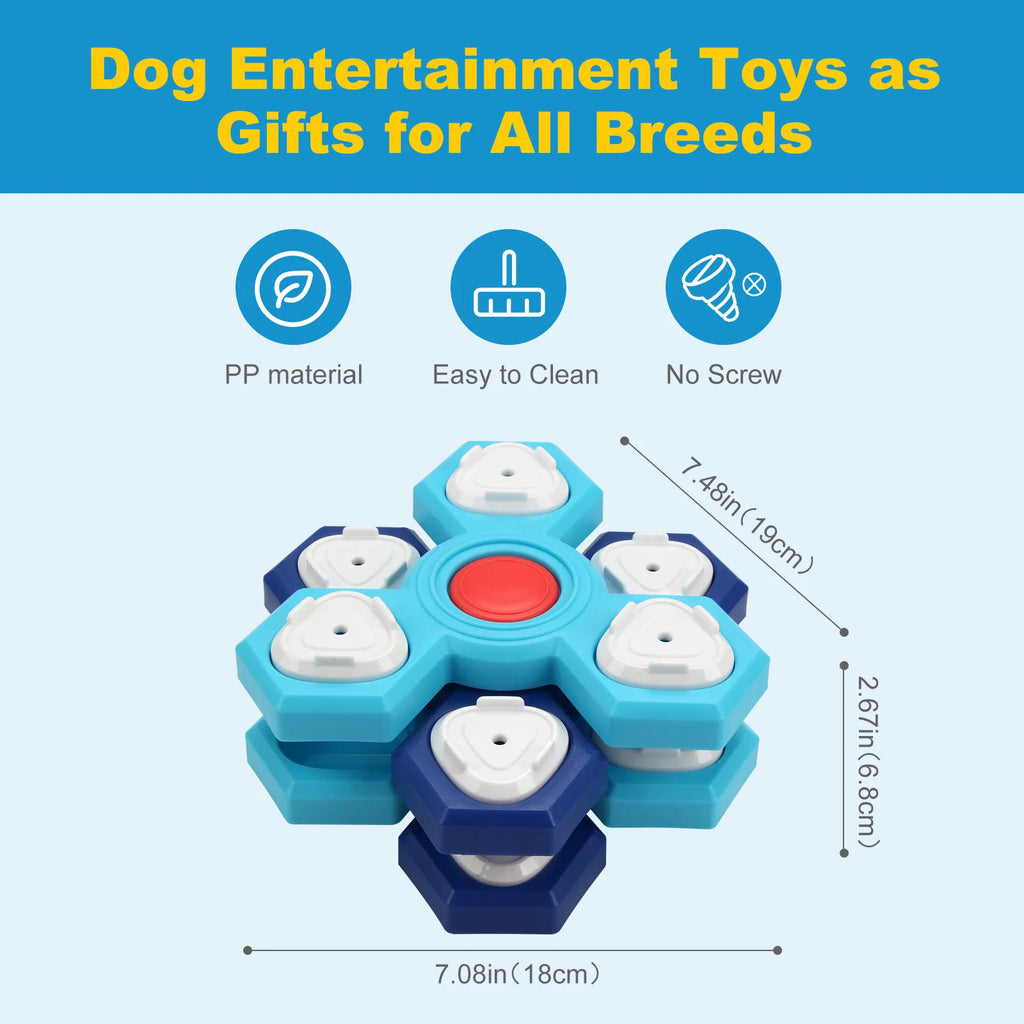 Dog Puzzle Toys Interactive Slow Food Tray