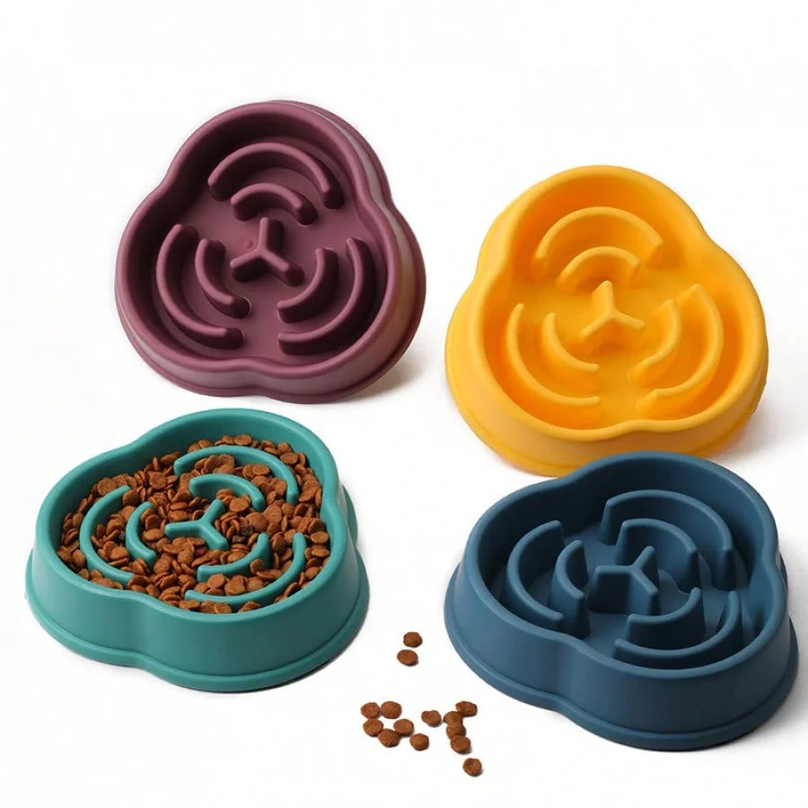 Cloud Shaped Slow Feeder Dog Bowl