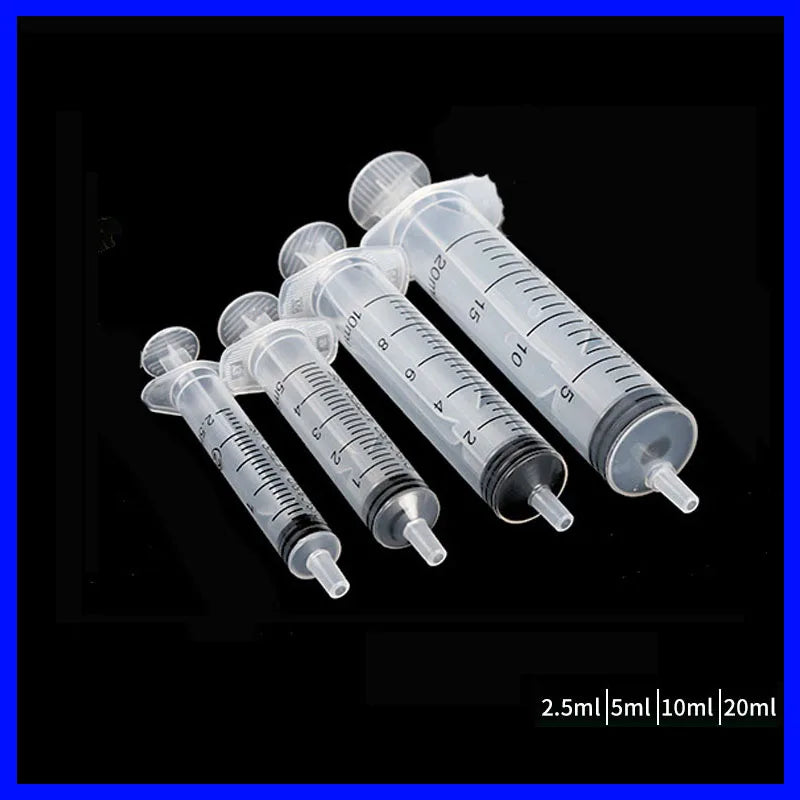 Plastic Needle-Free Disposable Syringes