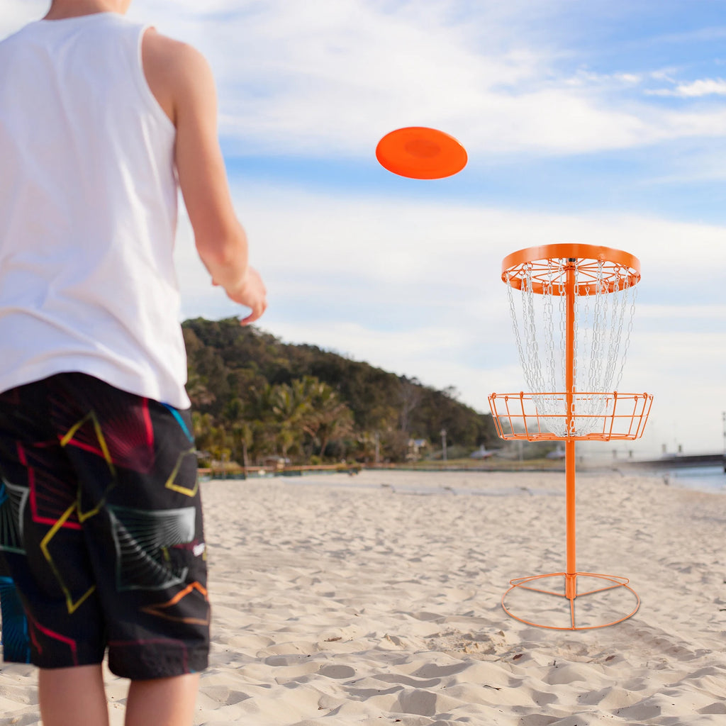 Portable Disc Golf Basket 24 Chains