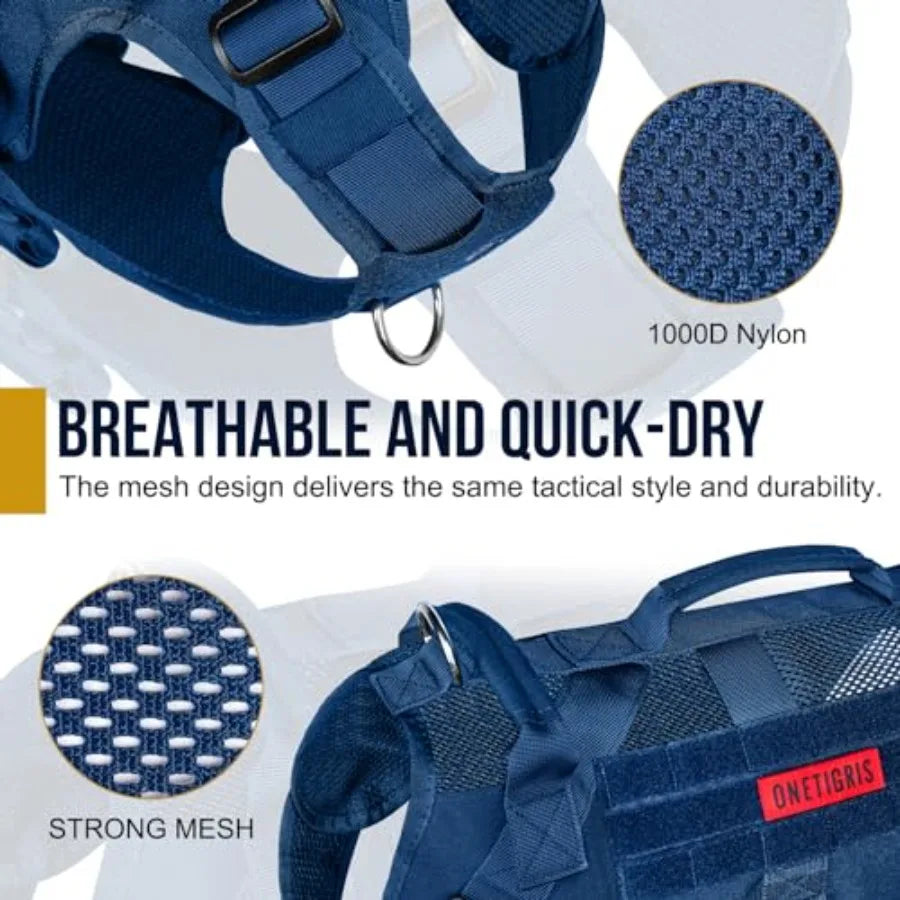 Tactical Dog Harness for Small Medium Large Dogs