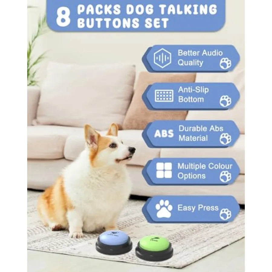 Recordable Voice Pet Buzzer Training Buttons