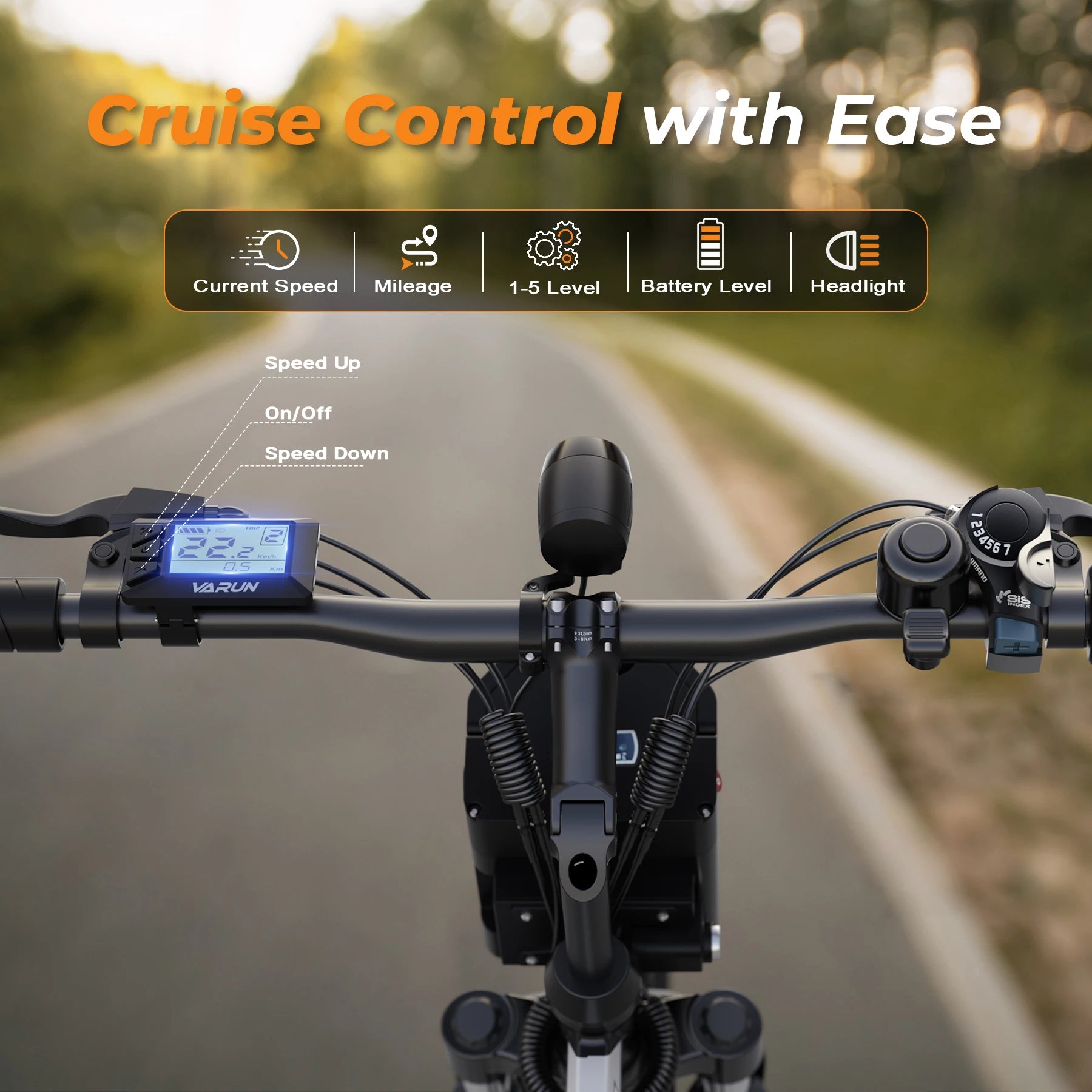 750W Peak Power Electric Road Bicycle, 48V 7.8Ah Battery
