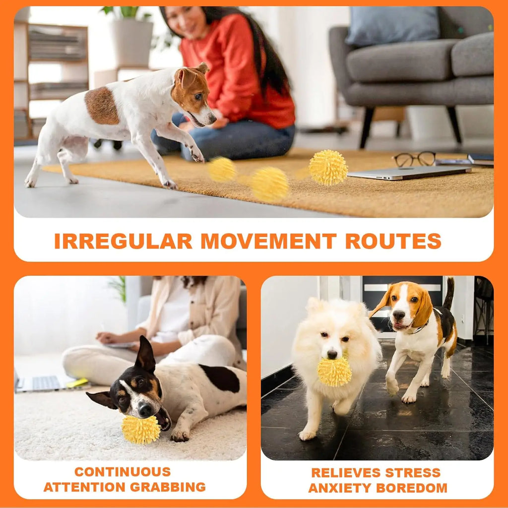 Interactive Dog Toys Moving Ball with Cover