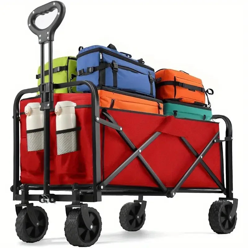 Heavy Duty Wagon Carts Foldable with All-Terrain Wheels