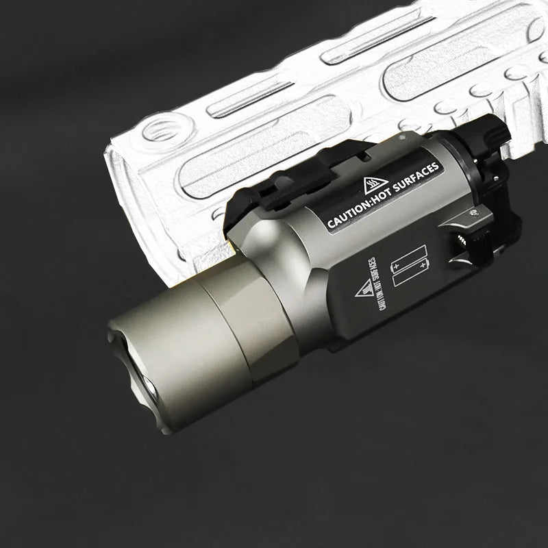 Fit 20mm Rail Airsoft Hanging Hunting Flashlight
