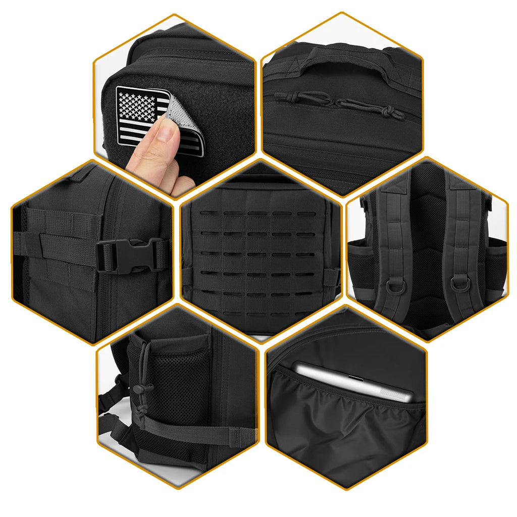 25L Tactical Backpack Outdoor Bag Fitness Backpack