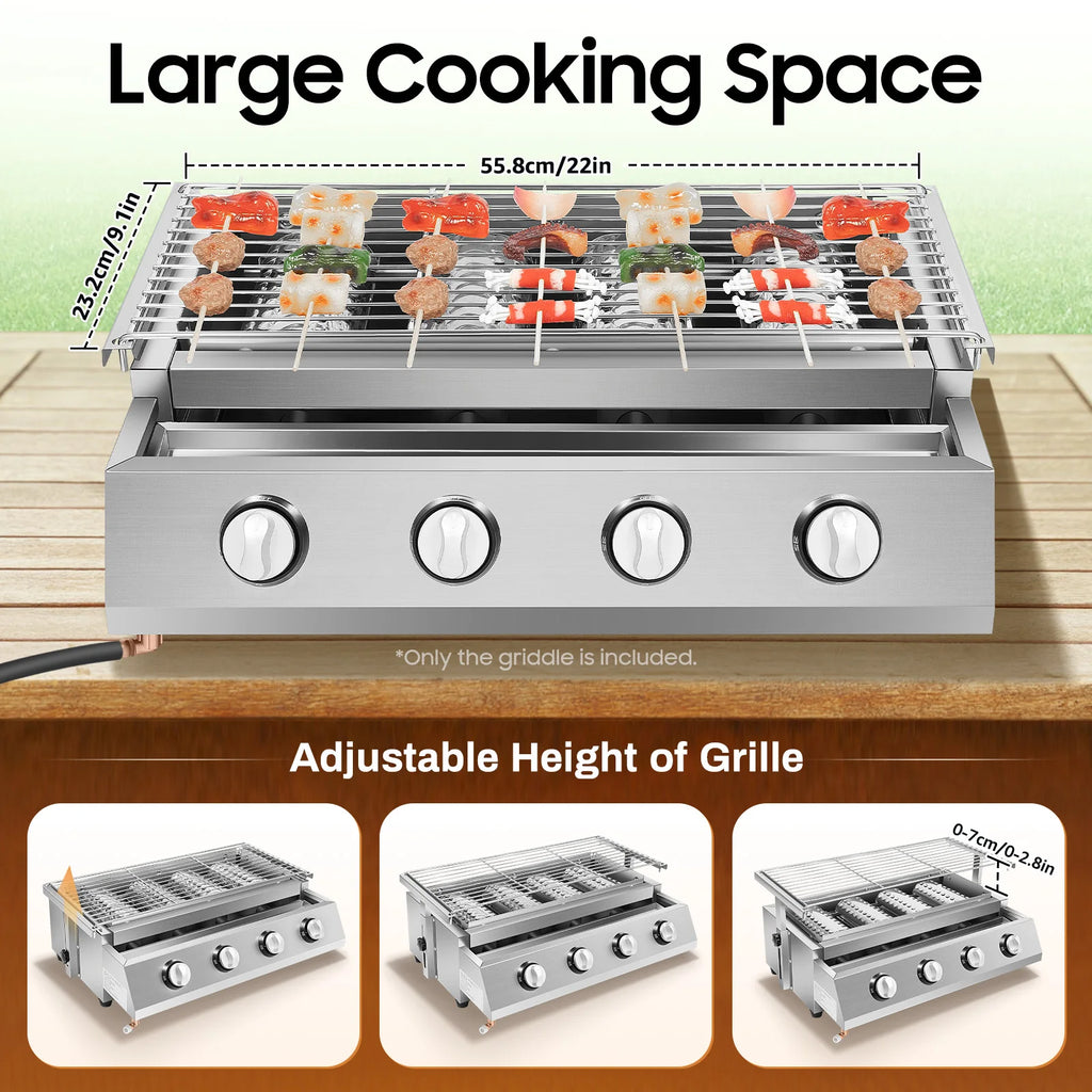 Stainless Steel Smokeless Barbecue Grill