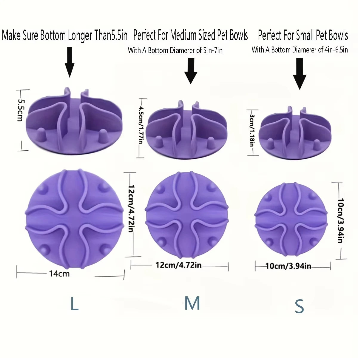 Soft Silicone Slow Feeder Insert
