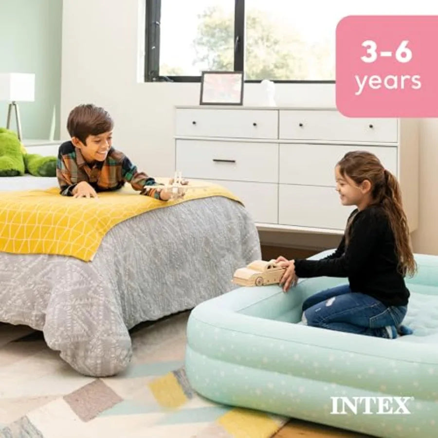 Travel Air Mattress Inflatable Bed Set with Raised Sides