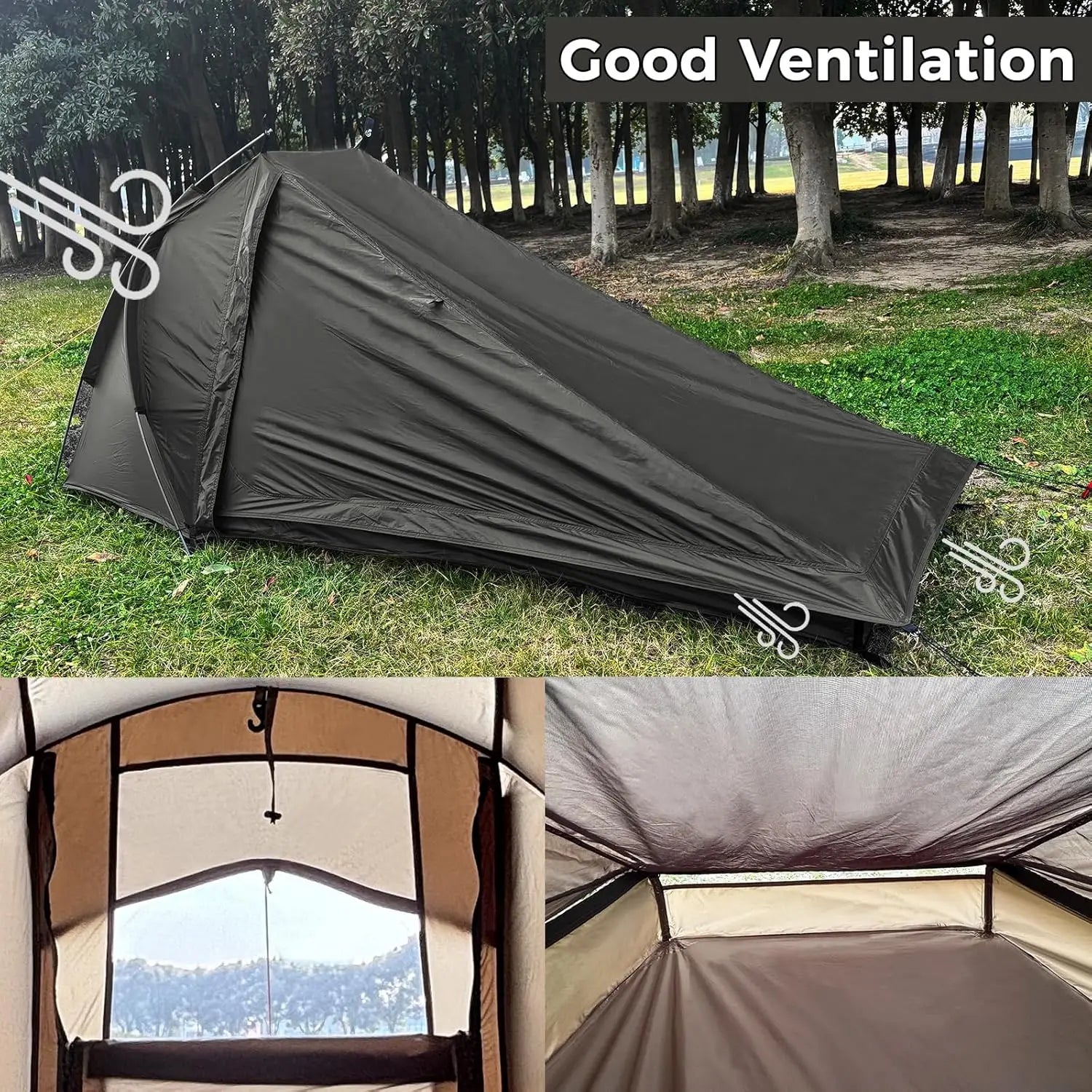 Ultralight One Person Tent with Rainfly